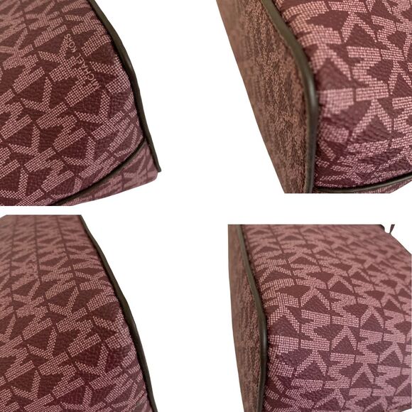 Michael Kors Jet Set Burgundy/Purple Crossbody Bag Coated canvas - Picture 7 of 12